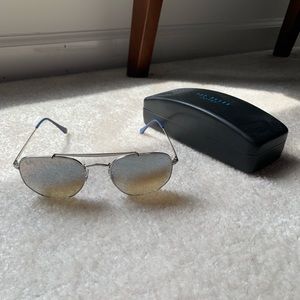 Ray Ban Hexagon Mirrored Sunglasses